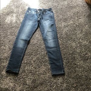 levi dark blue jeans